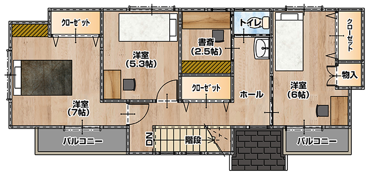 奈良市南紀寺町 1号地 間取り図